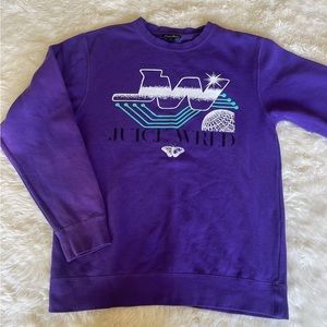 juice wrld purple crewneck